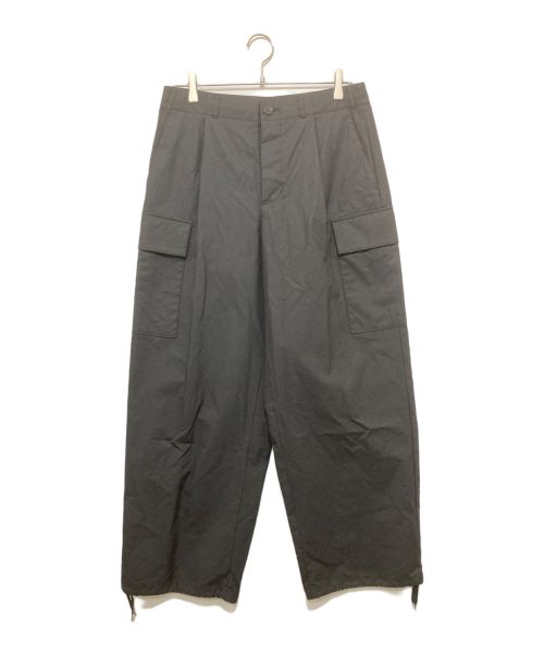 ATON（エイトン）ATON (エイトン) WEATHER EASY CARGO PANTS ブラック サイズ:04の古着・服飾アイテム