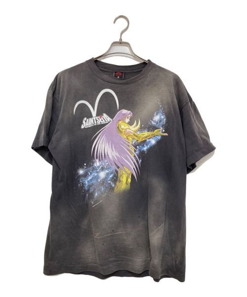 SAINT MICHAEL（セントマイケル）SAINT MICHAEL (セントマイケル) MUU SAINT SEIYA TEE ブラック サイズ:Lの古着・服飾アイテム