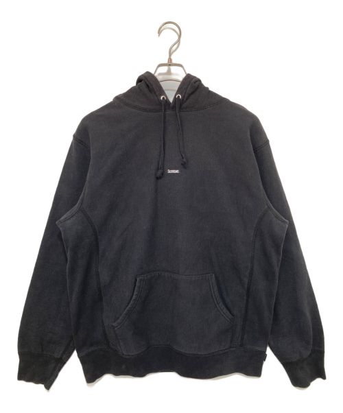 SUPREME（シュプリーム）Supreme (シュプリーム) micro logo hoodie ブラック サイズ:Mの古着・服飾アイテム