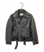 beautiful peopleビューティフルピープル）の古着「vintage leather riders jacket」｜ブラック