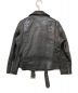 beautiful people (ビューティフルピープル) vintage leather riders jacket ブラック サイズ:150：18000円