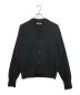 AURALEE（オーラリー）の古着「SUPER HARD TWIST RIB KNIT CARDIGAN」｜ブラック