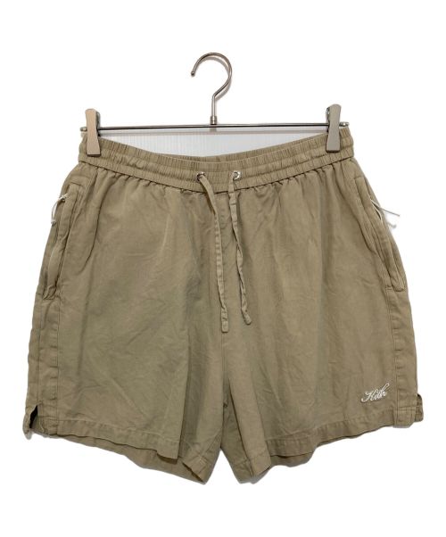 KITH（キス）KITH (キス) Silk Cotton Active Short 'Canvas' ベージュ サイズ:Mの古着・服飾アイテム