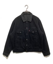 SUPREME×LEVI'S（シュプリーム×リーバイス）の古着「Quilted Reversible Trucker Jacket」｜ブラック