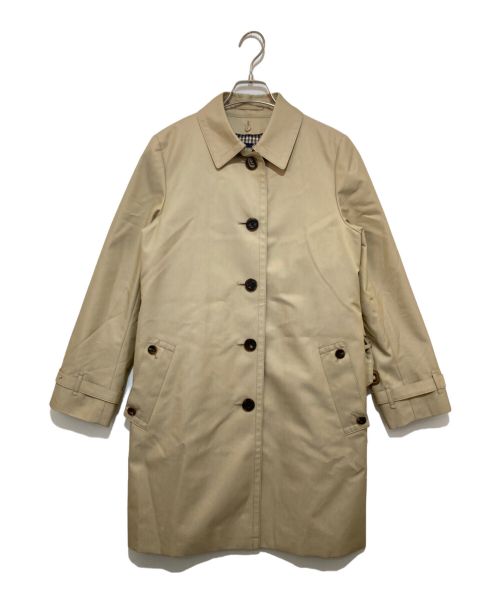 Aquascutum（アクアスキュータム）Aquascutum (アクアスキュータム) SINGLE TRENCHCOAT MINI ベージュ サイズ:10の古着・服飾アイテム