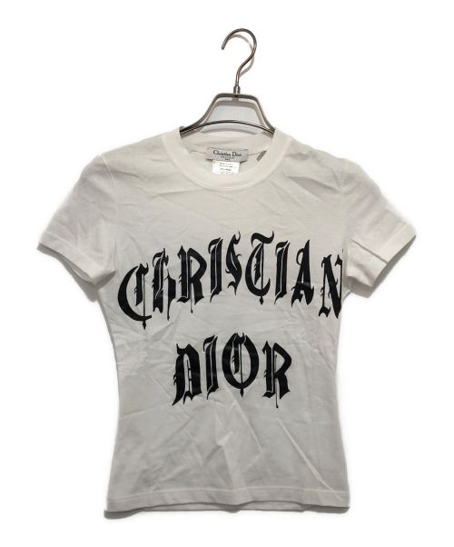 Christian Dior（クリスチャン ディオール）Christian Dior (クリスチャン ディオール) プリントTシャツ ホワイト サイズ:36の古着・服飾アイテム