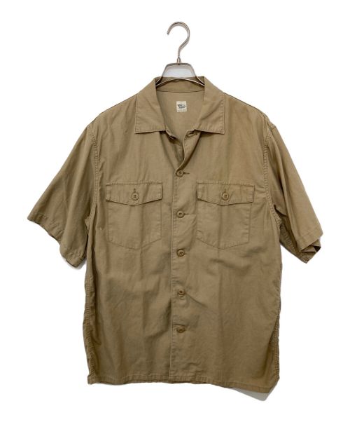 Ron Herman（ロンハーマン）Ron Herman (ロンハーマン) Cotton Linen Utility S/S Shirt ブラウン サイズ:Mの古着・服飾アイテム