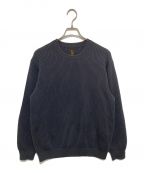 BATONERバトナ―）の古着「SIGNATURE RIB CREW NECK」｜グレー