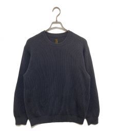 BATONER（バトナ―）の古着「SIGNATURE RIB CREW NECK」｜グレー