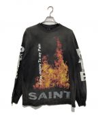 SAINT MICHAELセントマイケル）の古着「PTP LS TEE」｜グレー