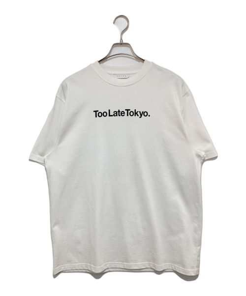 FUTUR（フューチャー）FUTUR (フューチャー) TOO LATE HW TEE ホワイト サイズ:Lの古着・服飾アイテム