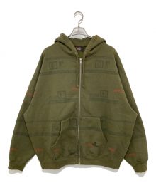 SUPREME×UNDERCOVER（シュプリーム×アンダーカバー）の古着「ZIP UP HOODED SWEATSHIRT」｜グリーン