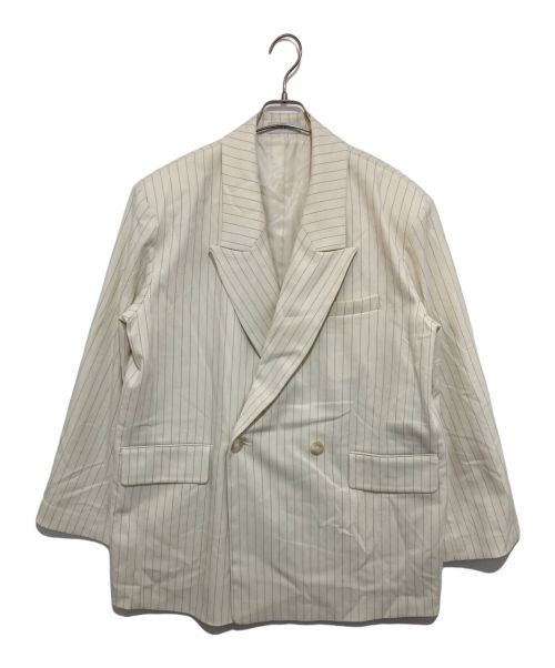 MAISON SPECIAL（メゾンスペシャル）MAISON SPECIAL (メゾンスペシャル) Over Medium PinstripeI Jacket ベージュ サイズ:SIZE Freeの古着・服飾アイテム