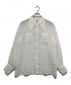 CONNコン）の古着「BISHOP SLEEVE BLOUSE」｜ホワイト