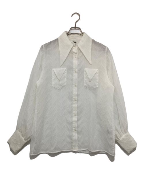 CONN（コン）CONN (コン) BISHOP SLEEVE BLOUSE ホワイト サイズ:FREEの古着・服飾アイテム