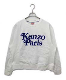 KENZO×VERDY（ケンゾー×ヴェルディ）の古着「フロッキープリントスウェット」｜ホワイト