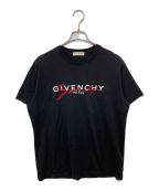 GIVENCHYジバンシィ）の古着「ロゴプリントTシャツ」｜ブラック