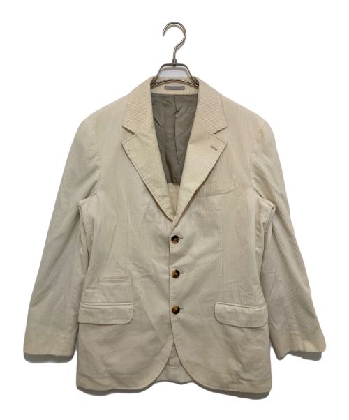 BRUNELLO CUCINELLI（ブルネロクチネリ）BRUNELLO CUCINELLI (ブルネロクチネリ) サマーコーデュロイジャケット ホワイト サイズ:46の古着・服飾アイテム