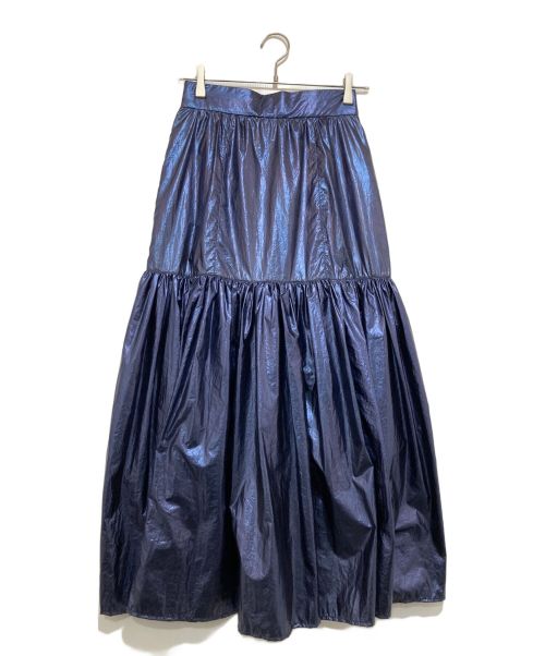 MAISON SPECIAL（メゾンスペシャル）MAISON SPECIAL (メゾンスペシャル) Metallic Maxi Skirt ネイビー サイズ:FREEの古着・服飾アイテム