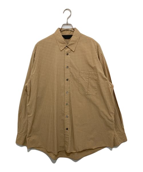 Essay（エッセイ）Essay (エッセイ) BIG SHIRT ベージュ サイズ:3の古着・服飾アイテム