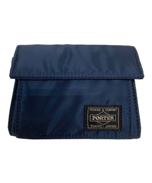 PORTER（ポーター）PORTER (ポーター) PORTER TANKER  WALLET ネイビーの古着・服飾アイテム