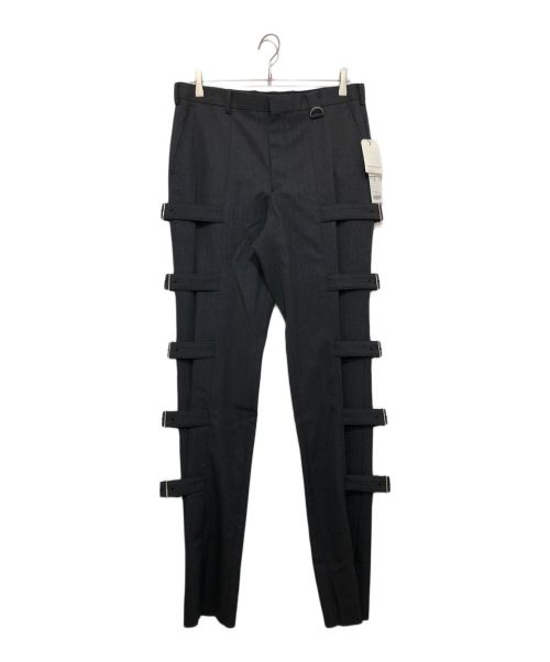 JOHN LAWRENCE SULLIVAN（ジョン ローレンス サリバン）JOHN LAWRENCE SULLIVAN (ジョンローレンスサリバン) BONDAGE TROUSERS ボンテージ トラウザーズ グレー サイズ:48の古着・服飾アイテム