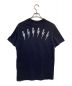 NEIL BARRETT (ニールバレット) プリントTシャツ ブラック サイズ:M：3480円