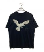 New Eraニューエラ）の古着「CROW PRINT SHORT SLEEVES TEE」｜ブラック