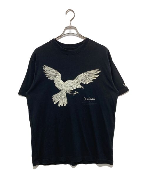 New Era（ニューエラ）New Era (ニューエラ) CROW PRINT SHORT SLEEVES TEE ブラック サイズ:ＸＬの古着・服飾アイテム