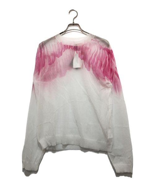 masu（エムエーエスユー）MASU (エムエーエスユー) CLEAR ANGEL WING SWEATER ホワイト サイズ:48の古着・服飾アイテム