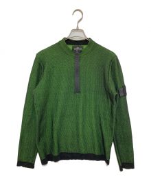 STONE ISLAND（ストーンアイランド）の古着「メッシュニット」｜グリーン