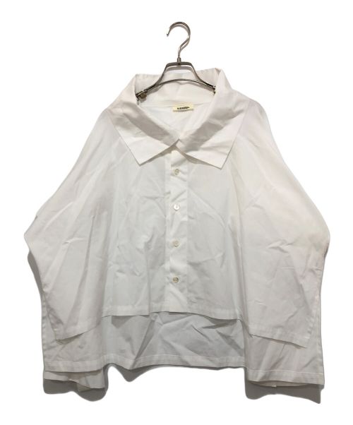 LIMI feu（リミフゥ）LIMI feu (リミフゥ) 100/2BROAD ELBOW SLIT SHIRTS ホワイト サイズ:2の古着・服飾アイテム