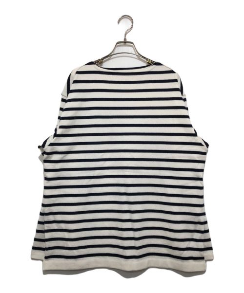 Yonetomi（ヨネトミ）Yonetomi (ヨネトミ) WAVE COTTON BASQUE KN ホワイト サイズ:3の古着・服飾アイテム