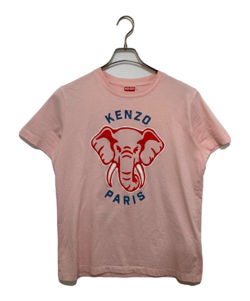 KENZO（ケンゾー）KENZO (ケンゾー) エレファントロゴプリントTシャツ ピンク サイズ:Ｓの古着・服飾アイテム