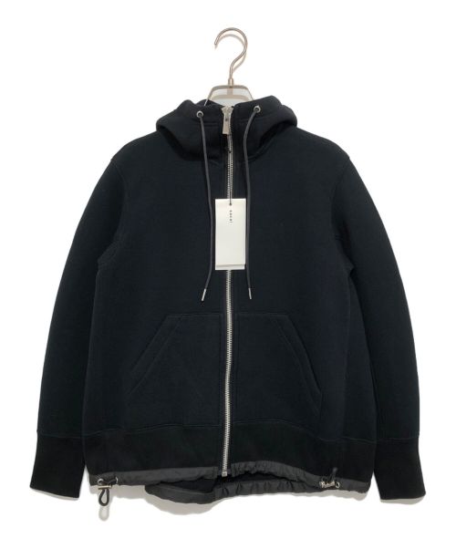 sacai（サカイ）sacai (サカイ) Sponge Sweat Hoodie ブラック サイズ:1の古着・服飾アイテム