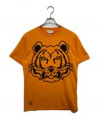KENZOケンゾー）の古着「タイガープリントTシャツ」｜オレンジ