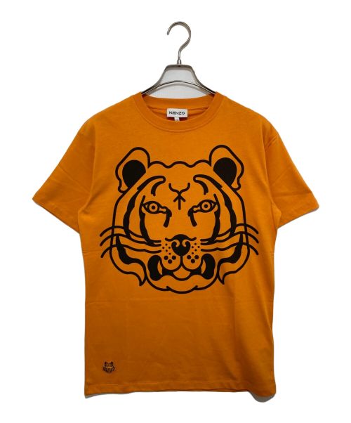 KENZO（ケンゾー）KENZO (ケンゾー) タイガープリントTシャツ オレンジ サイズ:XXSの古着・服飾アイテム