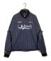 UNTRACE（アントレース）の古着「STRIPE FOOTBALL GAME SHIRT」｜ネイビー