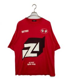 UNDERCOVER（アンダーカバー）の古着「BIG TEE ZENMONDOOO」｜レッド