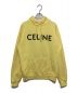 CELINE（セリーヌ）の古着「ルーズ スウェットシャツ パーカー」｜イエロー