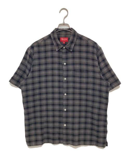 SUPREME（シュプリーム）SUPREME (シュプリーム) Plaid S/S Shirt グレー サイズ:Mの古着・服飾アイテム