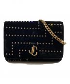 JIMMY CHOOジミーチュウ）の古着「quilted clutch bag」｜ブラック