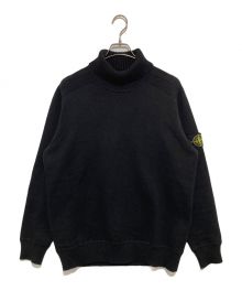 STONE ISLAND（ストーンアイランド）の古着「タートルネックニット」｜ブラック