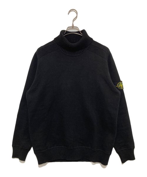 STONE ISLAND（ストーンアイランド）STONE ISLAND (ストーンアイランド) タートルネックニット ブラック サイズ:XLの古着・服飾アイテム