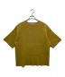 crepuscule（クレプスキュール）の古着「Doubleface Knit S/S」｜イエロー