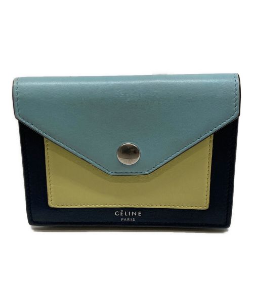 CELINE（セリーヌ）CELINE (セリーヌ) ポケットトライフォールデッドカードケース マルチカラーの古着・服飾アイテム