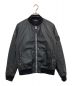 STONE ISLAND（ストーンアイランド）の古着「POLY-HIDE BACK PRINT BOMBER JACKE」｜ブラック