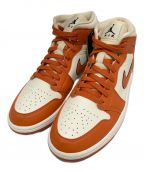 NIKEナイキ）の古着「WMNS AIR JORDAN 1 MID SE」｜オレンジ