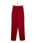 POSTELEGANT (ポステレガント) Wool easy trousers レッド サイズ:36：7000円