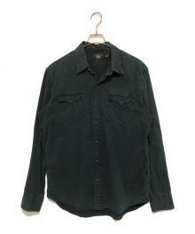 RRL（ダブルアールエル）の古着「ウエスタンシャツ」｜ブラック